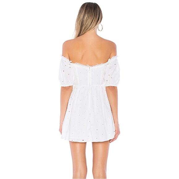 house of harlow x REVOLVE Frans Dress in white mini small - Picture 4 of 8